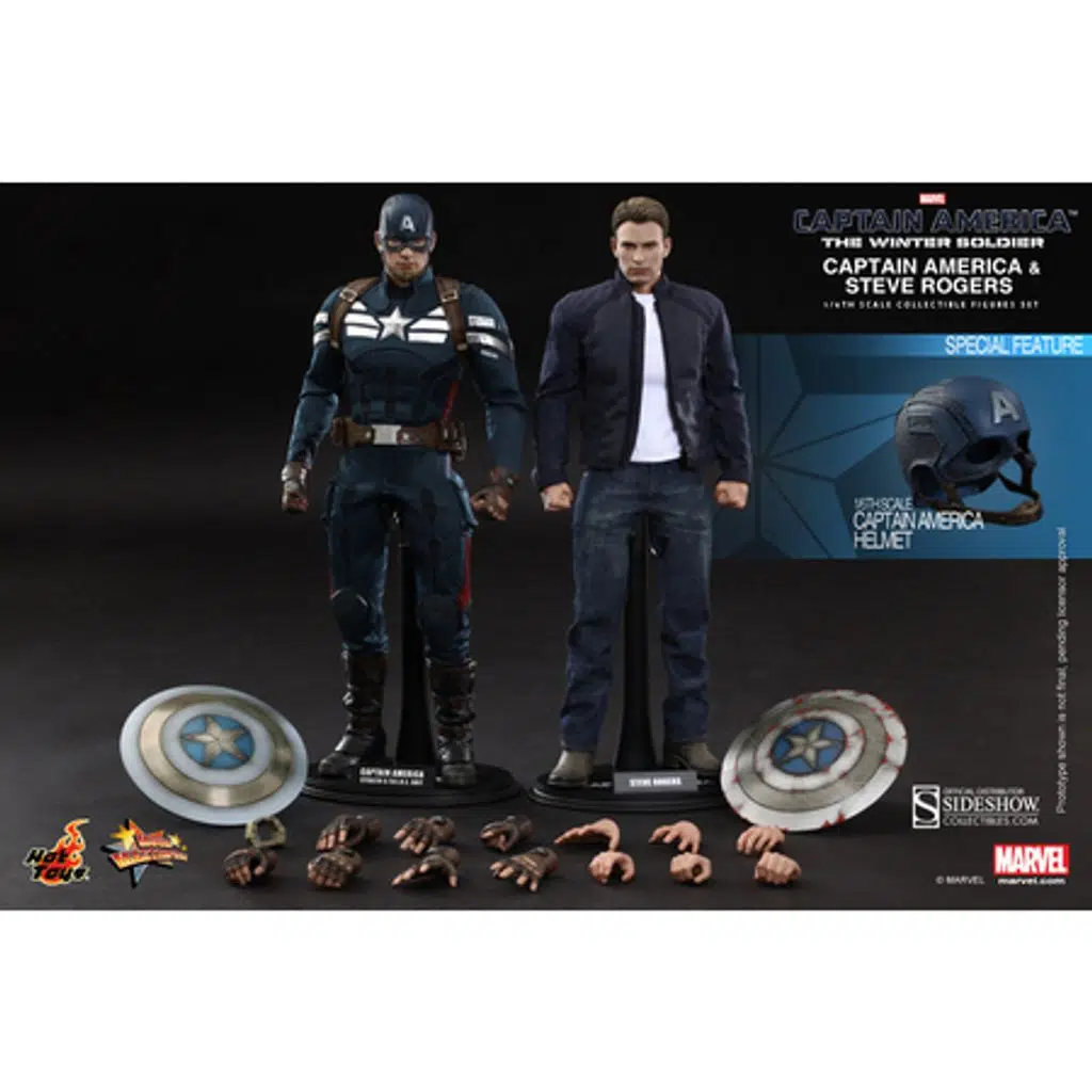 Captain America and Steve Rogers The Winter Soldier Film Başyapıtı Aksiyon Figürü