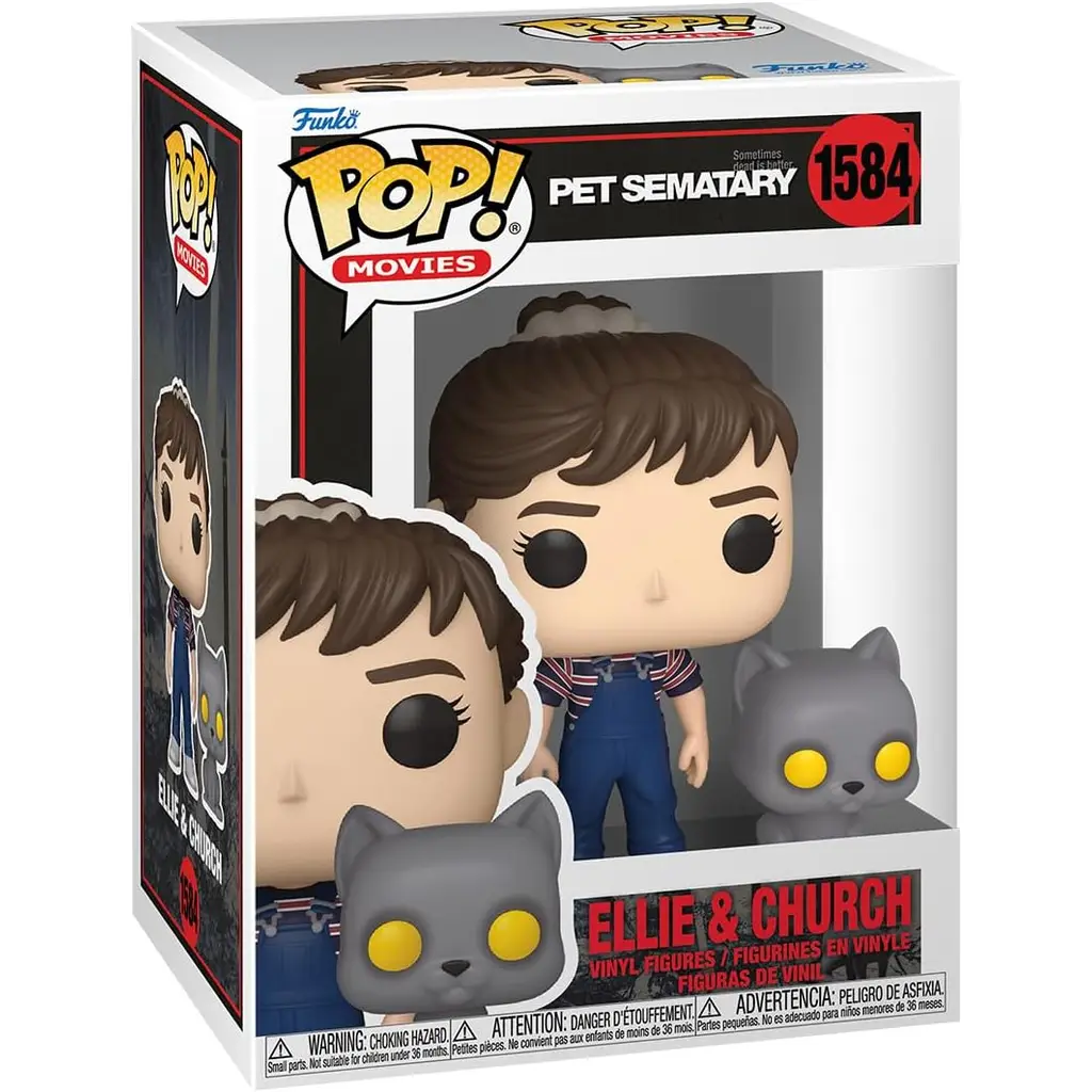 Funko Nita Toys POP & Buddy: Pet Sematary - Ellie & Church