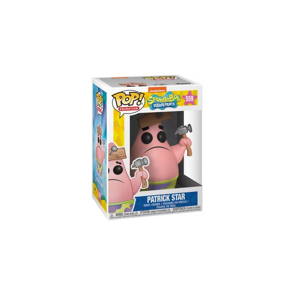 Funko POP 559 Animation Spongebob - Patrick W/Board