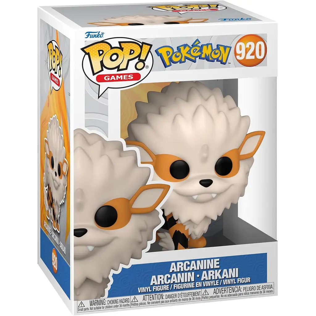 Funko Pop 920 Pokemon - Arcanine 