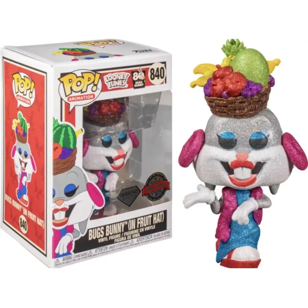 Funko Pop Animasyon Looney Tunes Bugs Bunny Meyve Şapka Elmas Özel