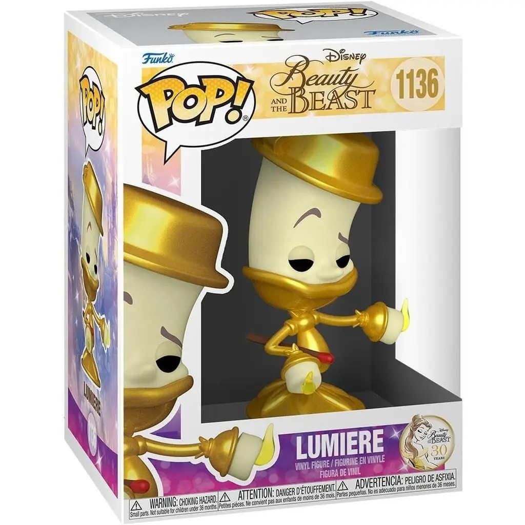Funko POP Disney Beauty and the Beast Lumiere Vinyl Figure