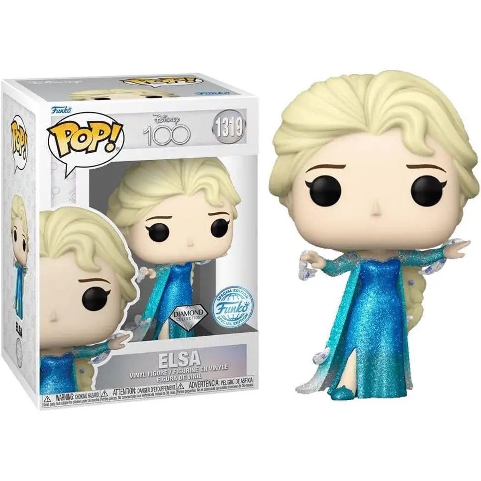 Funko Pop! Disney: D100 - Elsa (DGLT)