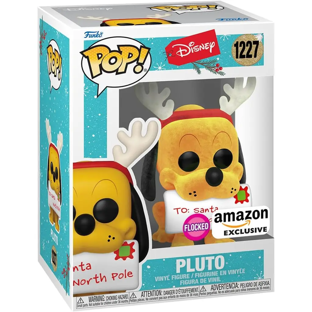 Funko Pop! Disney: Holiday - Pluto - Flocked SPECIAL EDITION