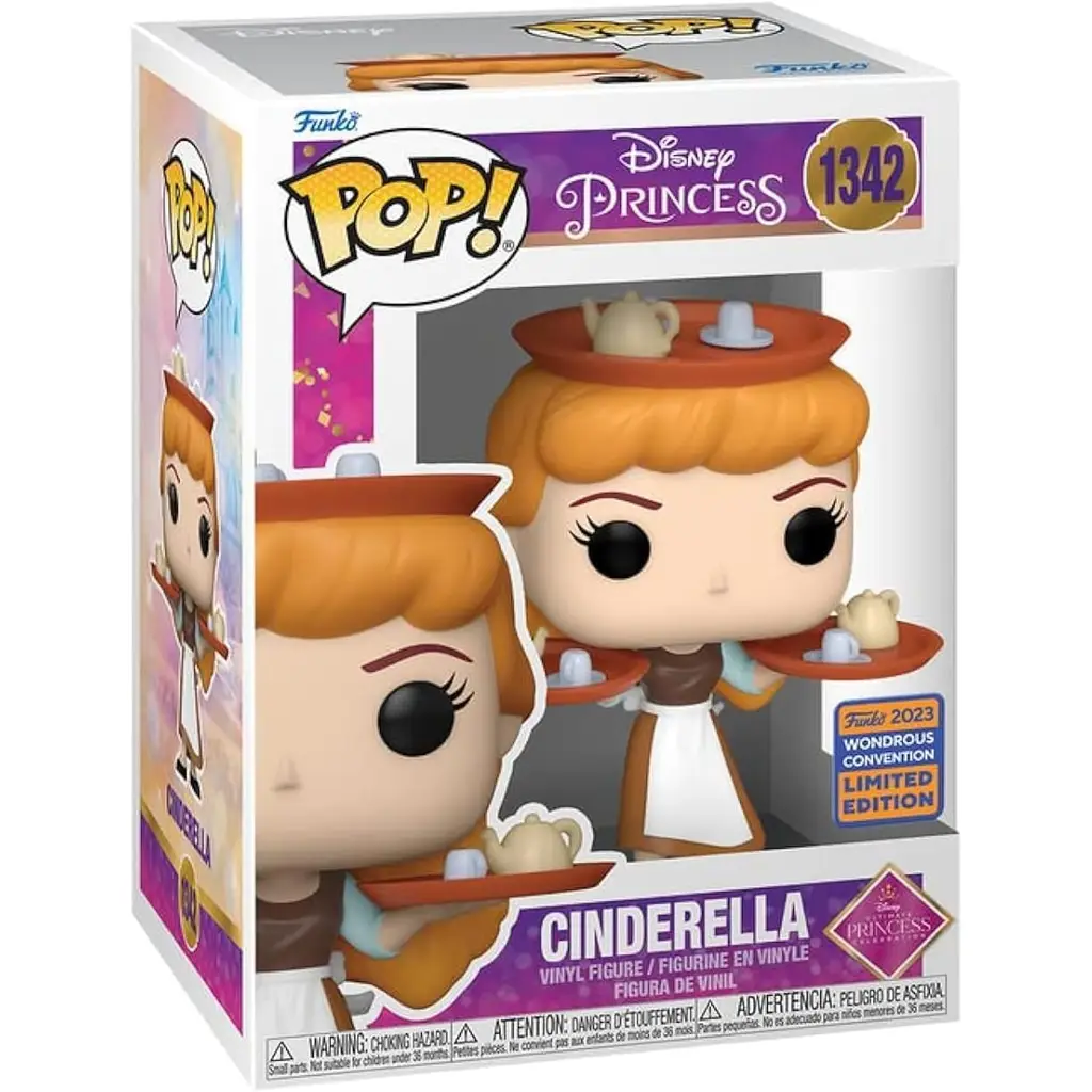 Funko Pop! Disney Vinyl Cinderella Balancing Serving Trays WonderCon Exclusive