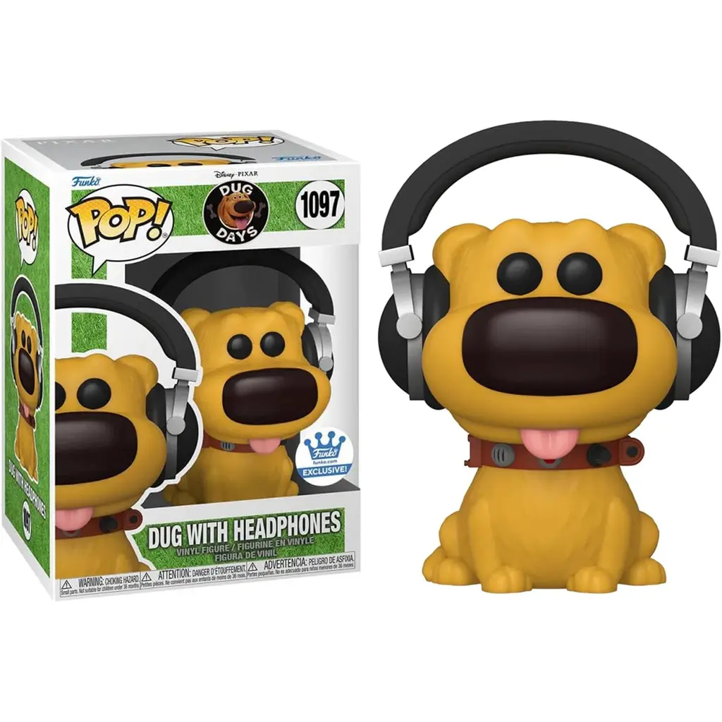 Funko Pop! : Dug Days Vinyl Figure - Dug with Headphones