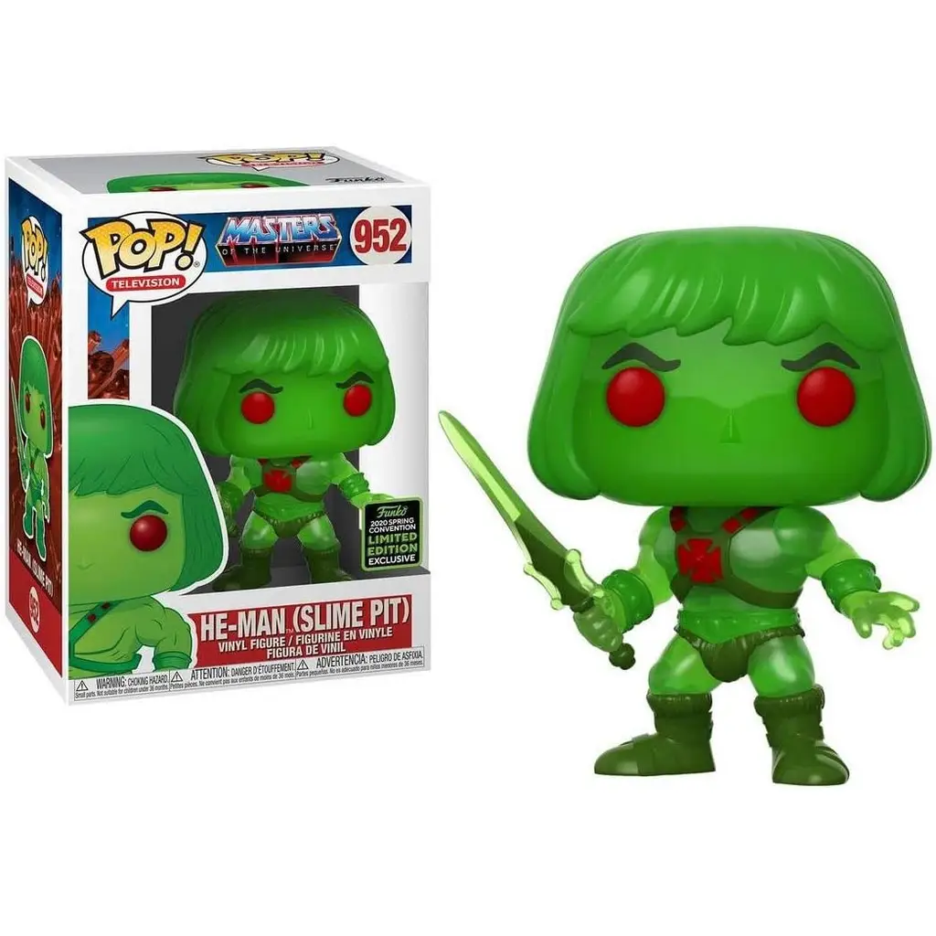 Funko Pop ECCC 2020 Masters of the Universe : He-Man (Slime Pit) #952 "MINT"