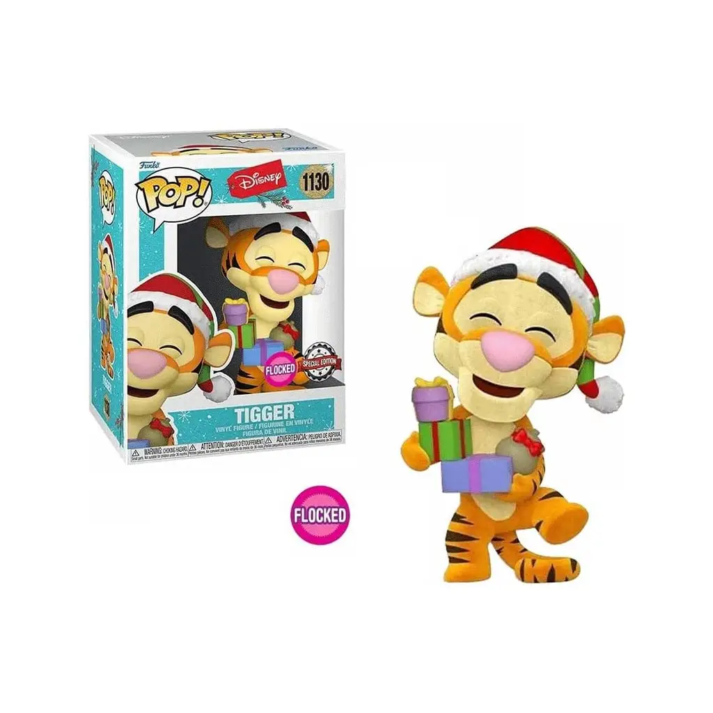 Funko Pop Figür - Disney: Holiday 2021- Tigger Exculsive Flocked SPICEAL EDITION