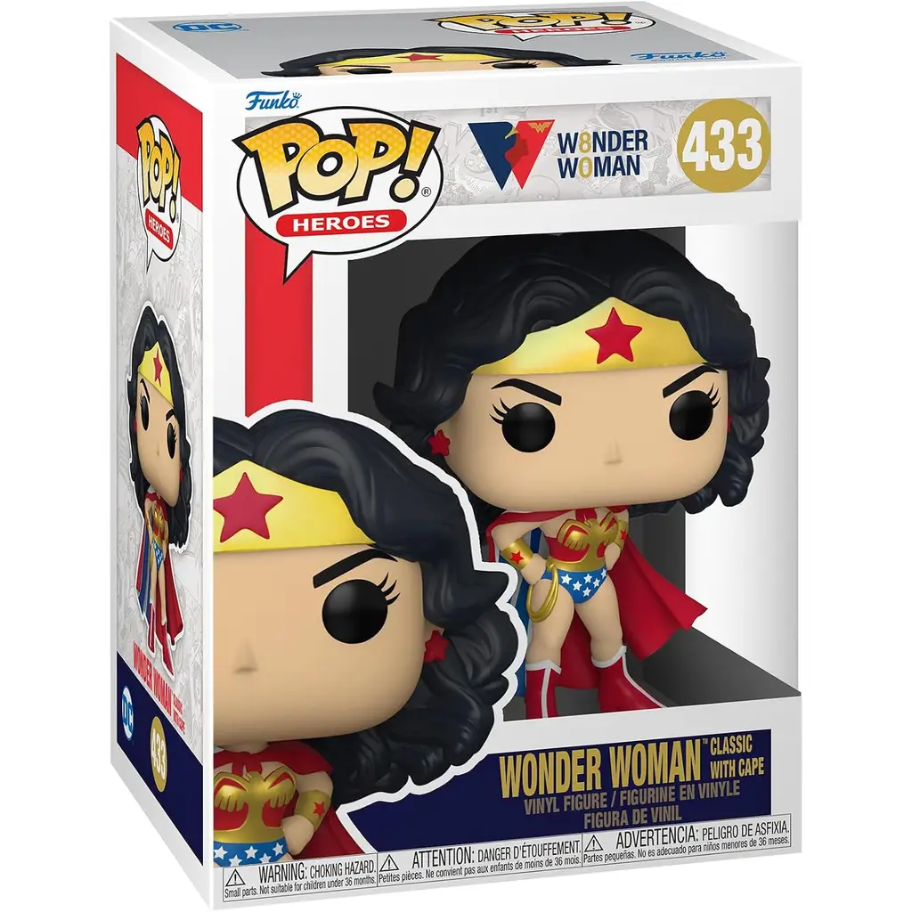 Funko POP Figür - Heroes: Wonder Woman 80th Anniversary-Wonder Woman (ClassicwithCape)