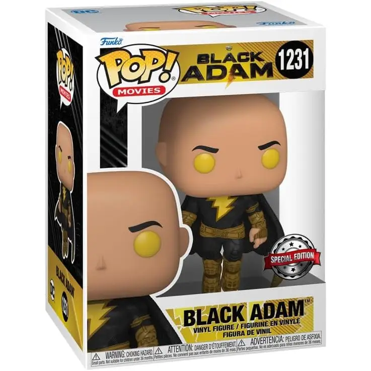 Funko Pop! Filmler: BA-Black Adam - (Flying) - Karanlıkta Parlar 