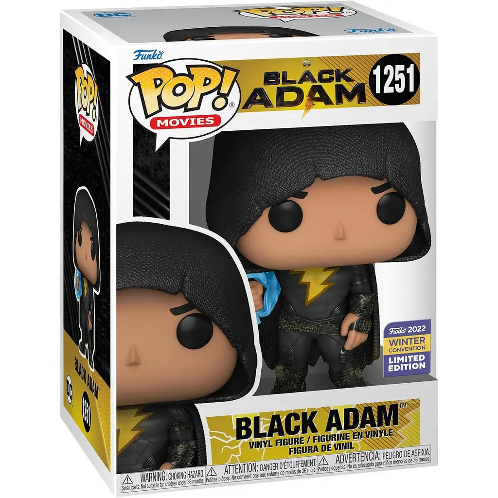 Funko Pop! Filmler: DC - Cloak ile Black Adam - Wınter Conventıon 