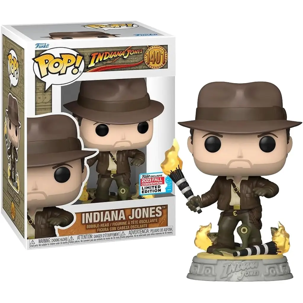 Funko Pop! Filmler: Indiana Jones with Snake 2023 Fall Convention Limited Edition
