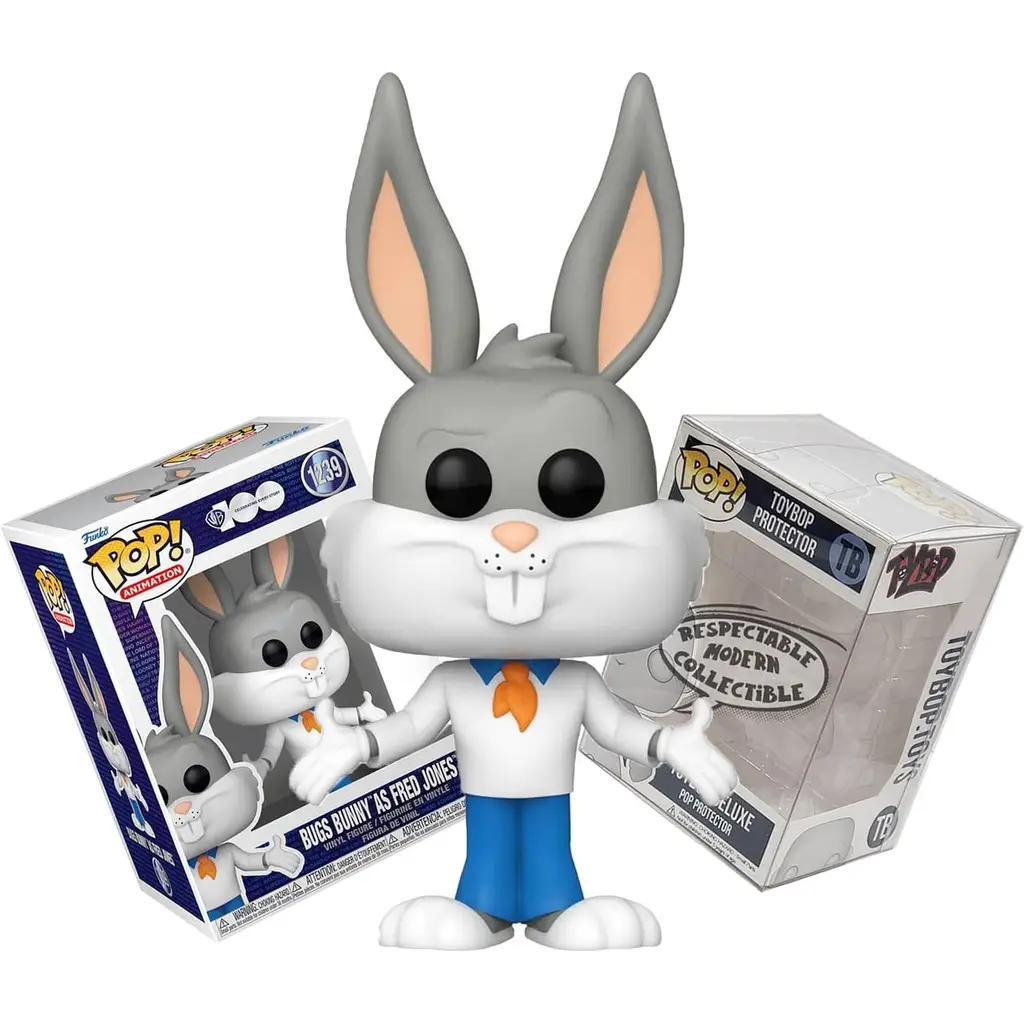 FUNKO POP Looney Tunes Bugs Bunny as Fred Jones(Özel Kutusu yoktur)