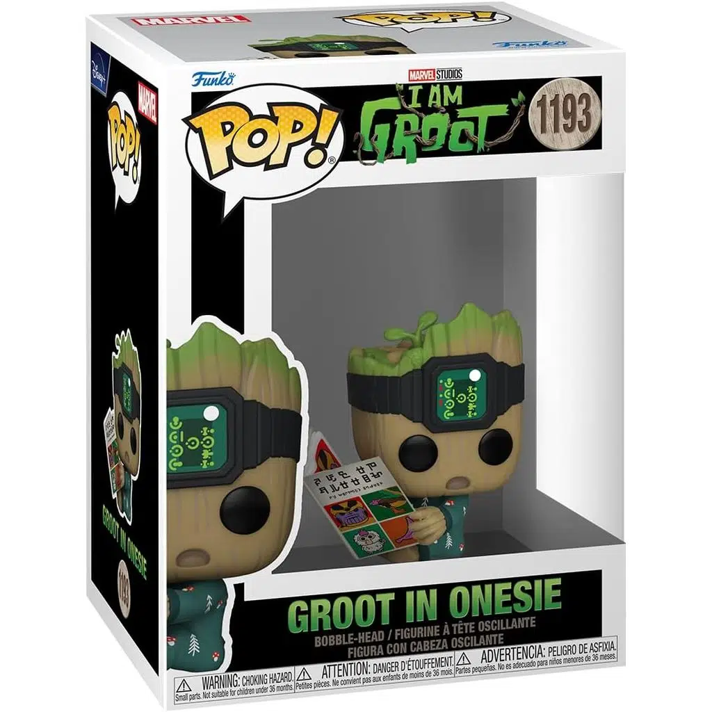 Funko Pop! Marvel I Am Groot - Groot In Onesie With Book