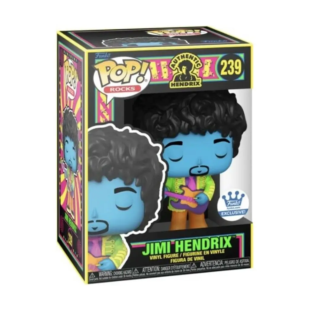 Funko POP! Music Black Light Jimi Hendrix Exclusive
