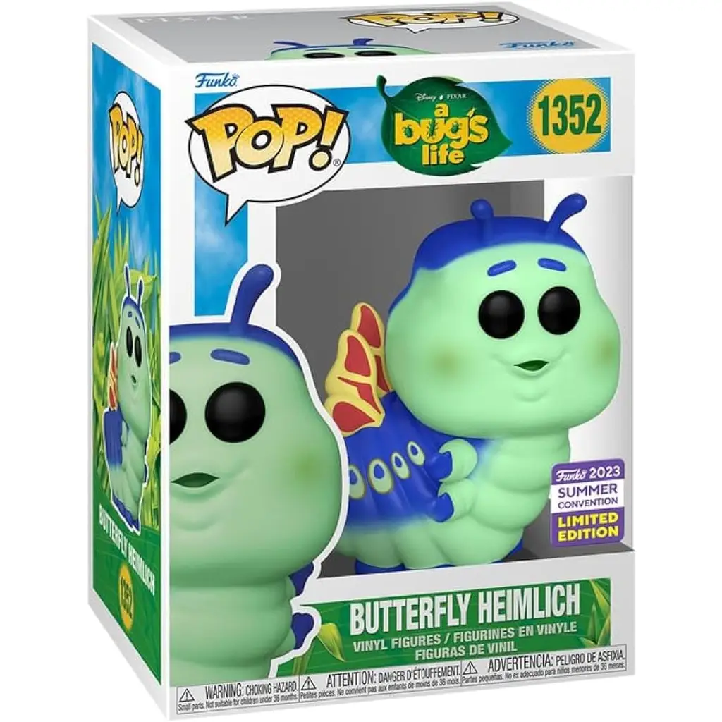 Funko Pop! Pixar Butterfly Heimlich (SDCC) With Protector