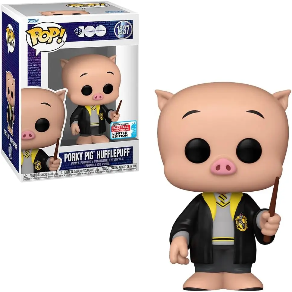 Funko Pop Porky Pig Hufflepuff WB