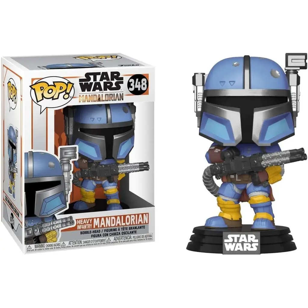 Funko POP Star Wars Mandalorian Heavy Infantry Mandalorian Figür
