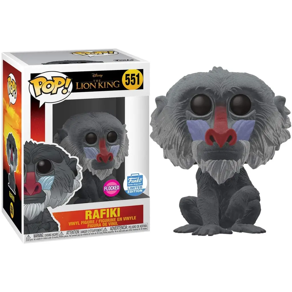 FUNKO POP The Lion King (2019) 551 - Rafiki Flocked