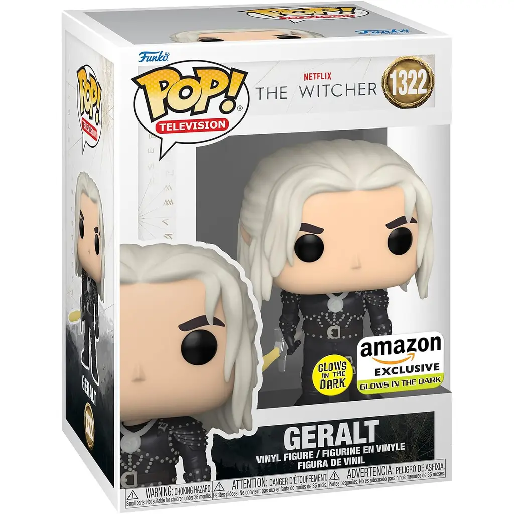 Funko Pop! TV: Witcher - Geralt mit Sword - Karanlıkta Parlıyor 