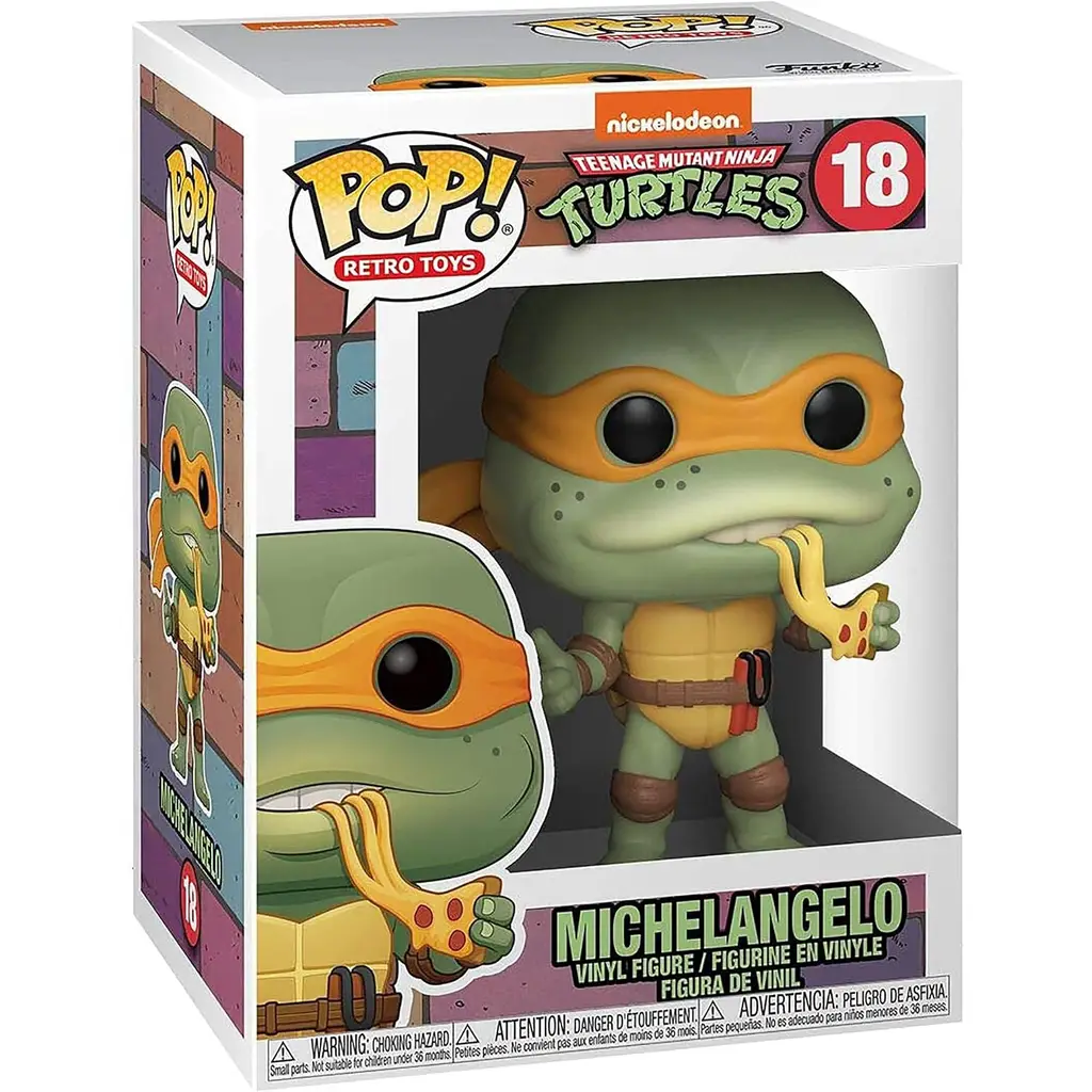 Funko POP! Vinil 1990-Michelangelo Teenage Mutant Ninja Kaplumbağalar 