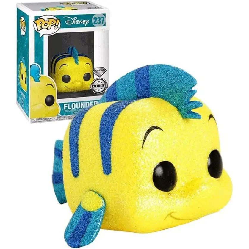 Funko Pop! Vinyl: Disney - Flounder - (Glitter) - Hot Topic