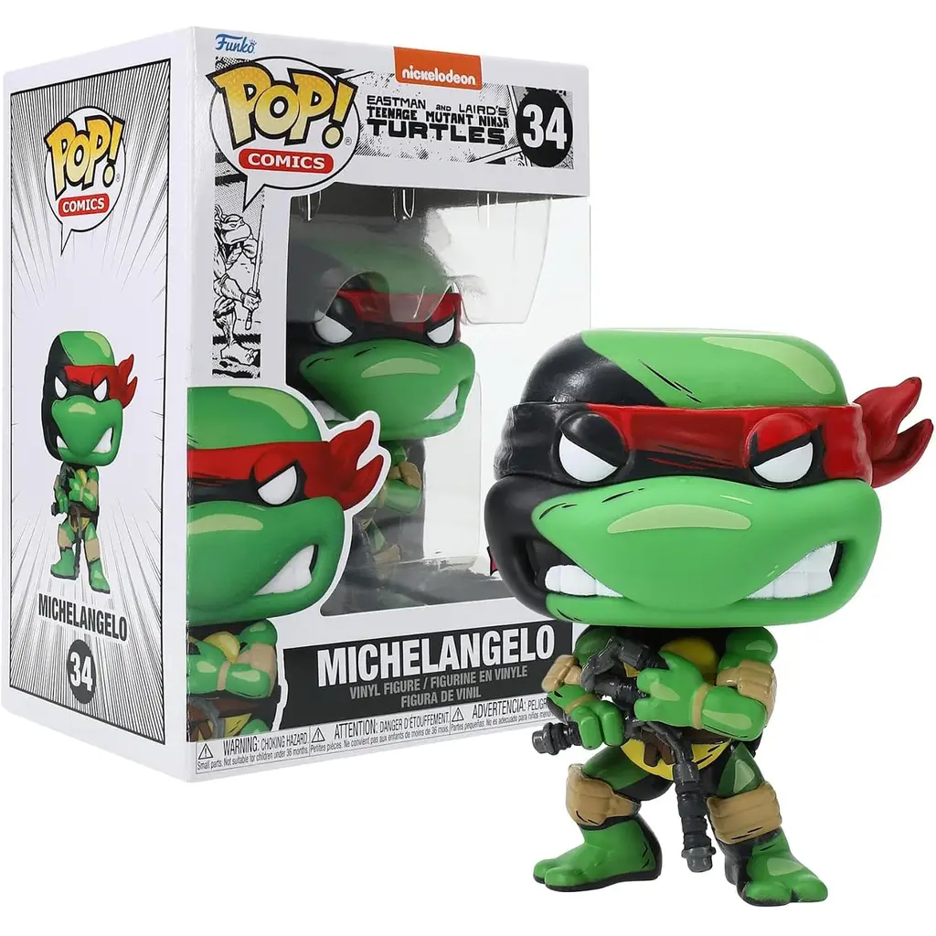 Funko TMNT POP Comics Michelangelo PX Vinil Figür