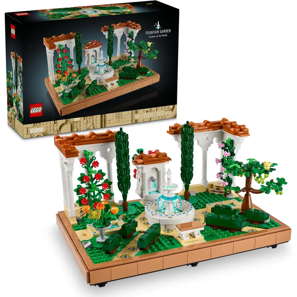 LEGO 10359 Icons Fıskiyeli Bahçe 