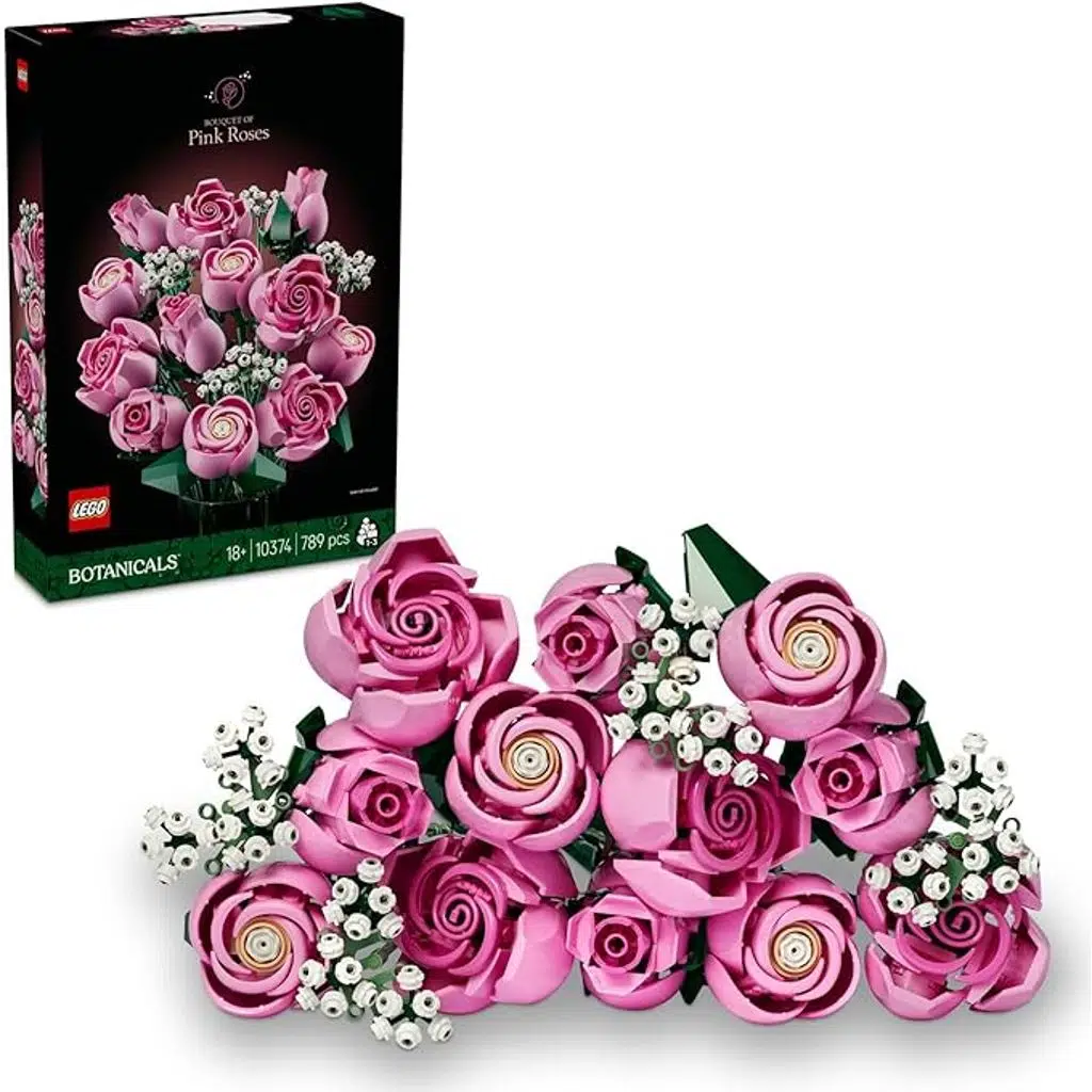 LEGO 10374 Botanicals Pembe Gül Buketi 