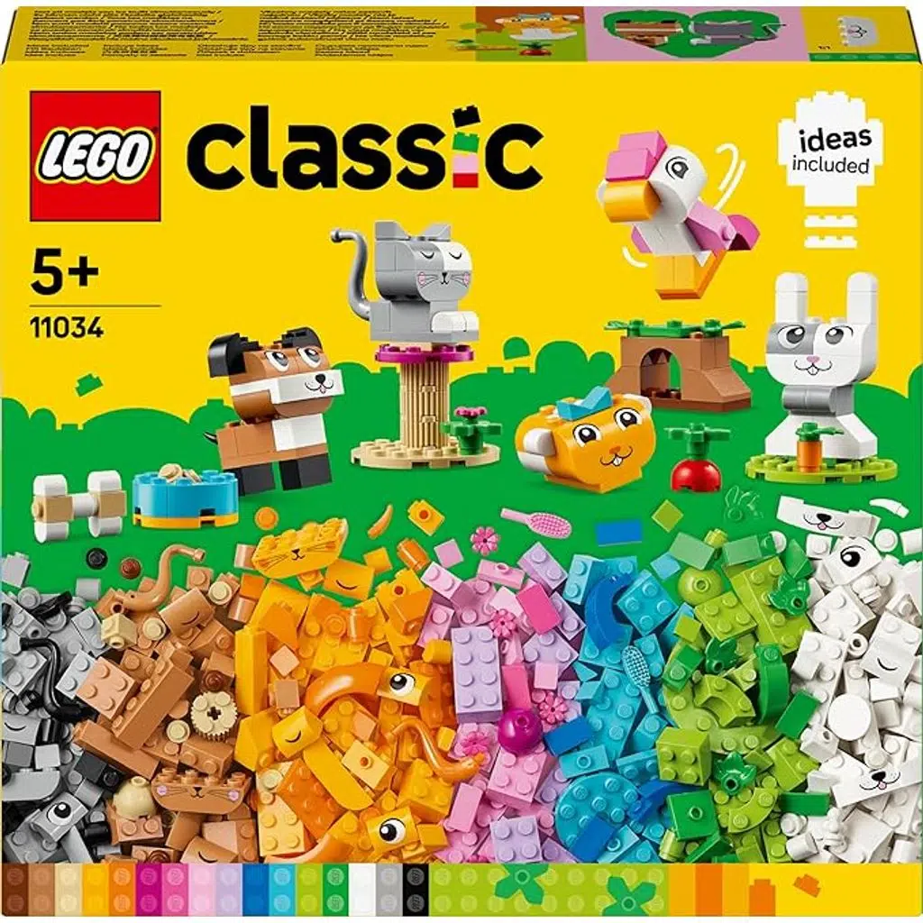 LEGO 11034 Classic Yaratıcı Evcil Hayvanlar – 5 Yaş ve Üzeri İçin