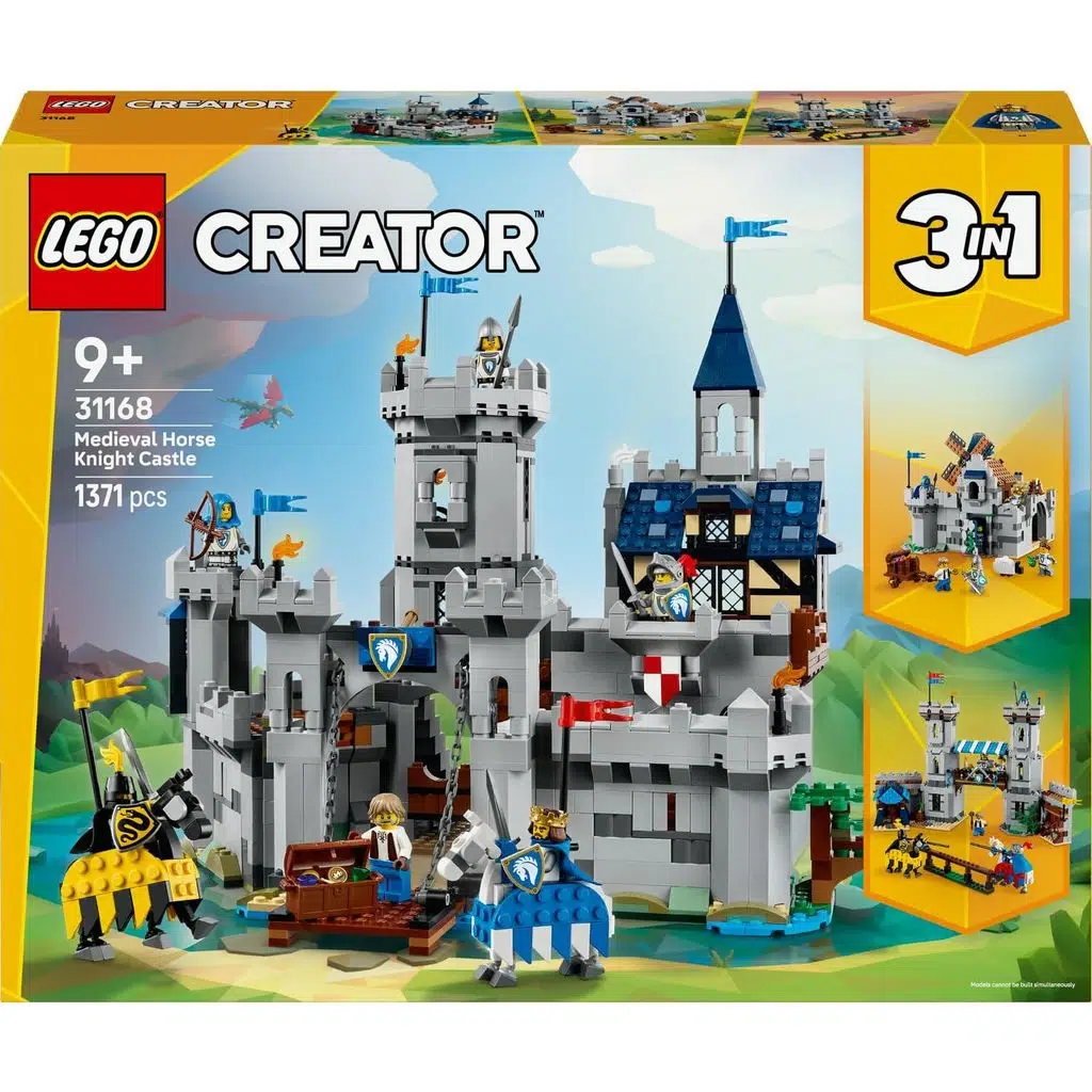 Lego 31168 Creator 3'ü 1 Arada Orta Çağ Atlı Şövalye Kalesi 