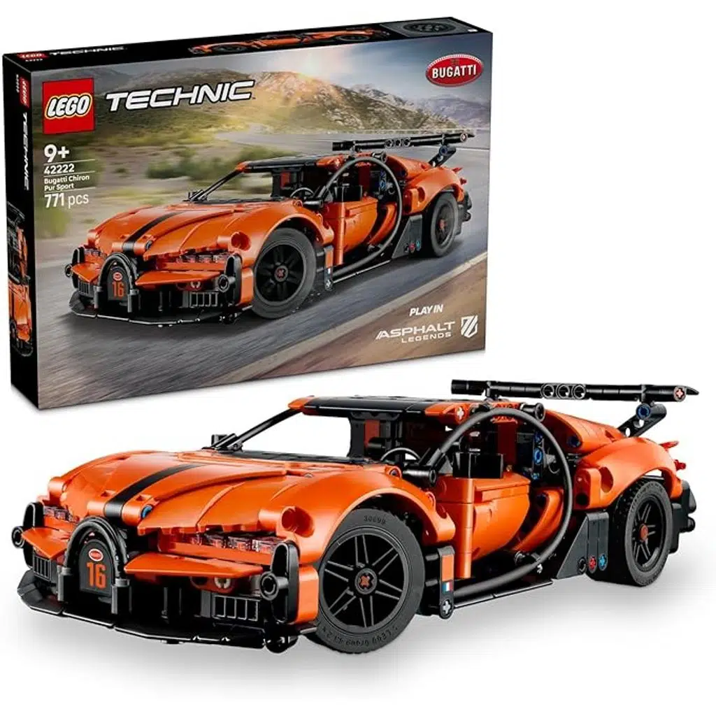 LEGO 42222 Technic Bugatti Chiron Pur Sport Hiper Araba 