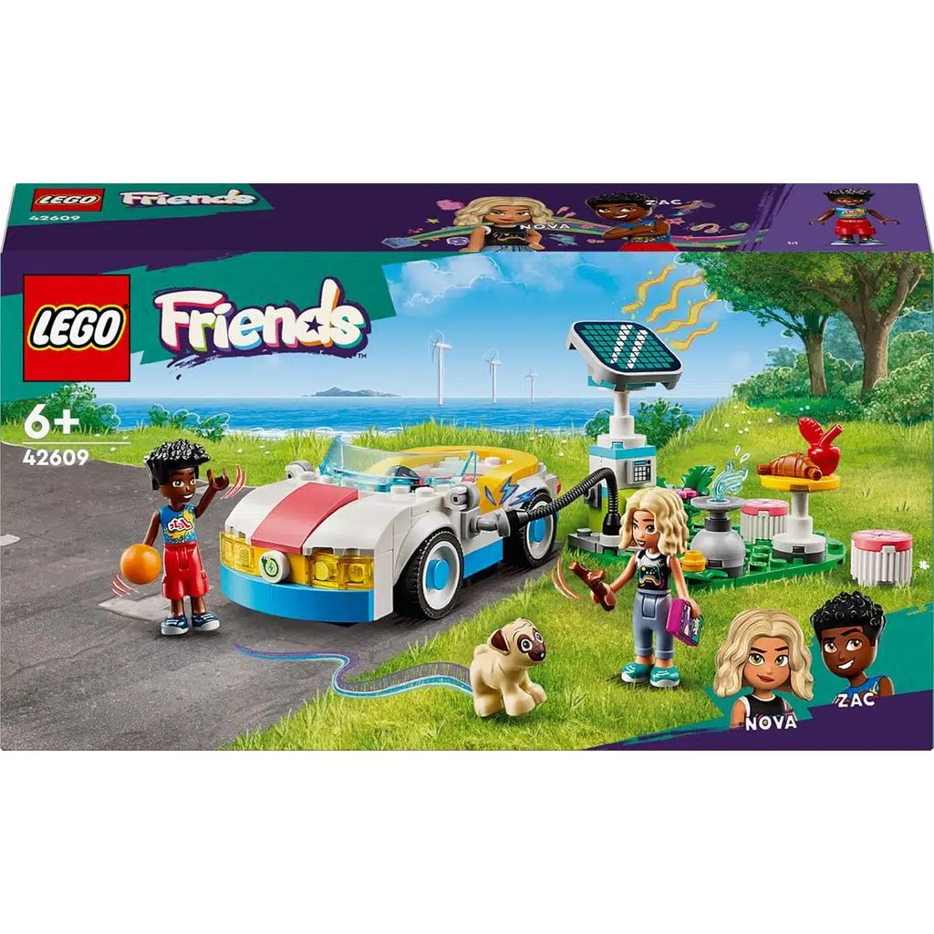 LEGO 42609 Friends Elektrikli Araba ve Şarj İstasyonu
