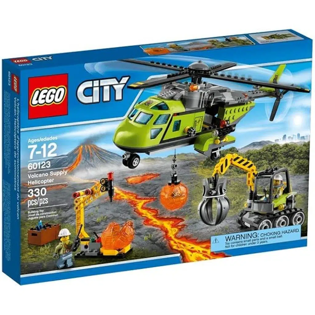 Lego 60123 City Volkan Malzeme Helikopteri