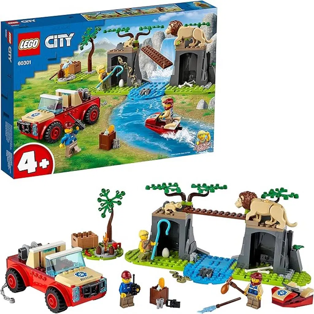 LEGO 60301City Vahşi Hayvan Kurtarma Jipi 