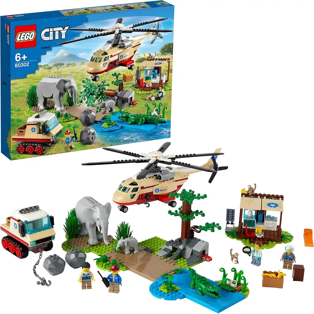 LEGO 60302 City Vahşi Hayvan Kurtarma Operasyonu 