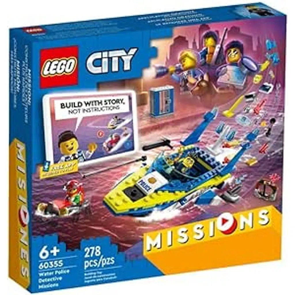 LEGO 60355 City Su Polisi Dedektif Görevleri 