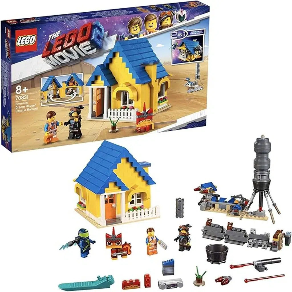 LEGO (70831) Emmet'in Rüya Evi/Kurtarma Roketi! 