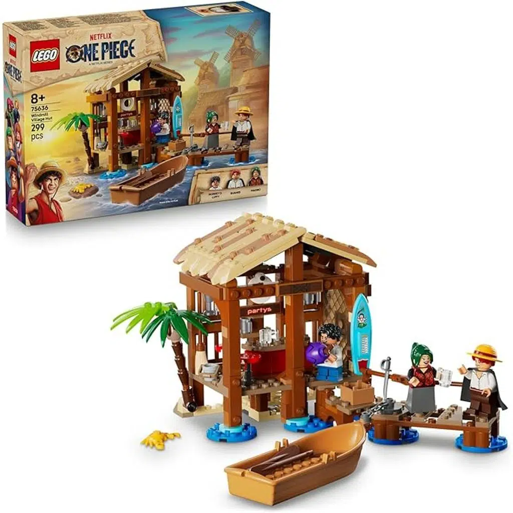 LEGO 75636 ONE PIECE Yel Değirmeni Köyü Kulübesi
