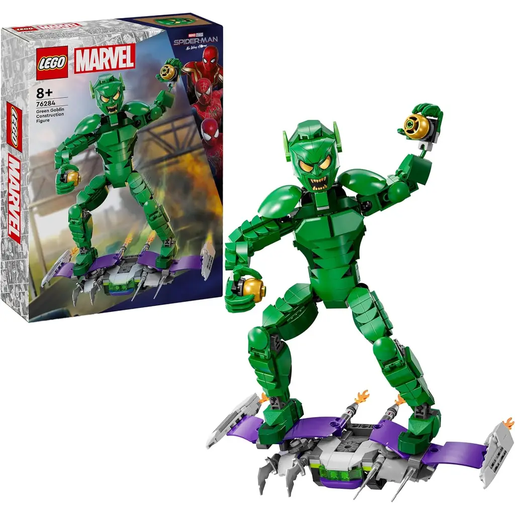 LEGO 76284 Marvel Green Goblin Yapım Figürü 