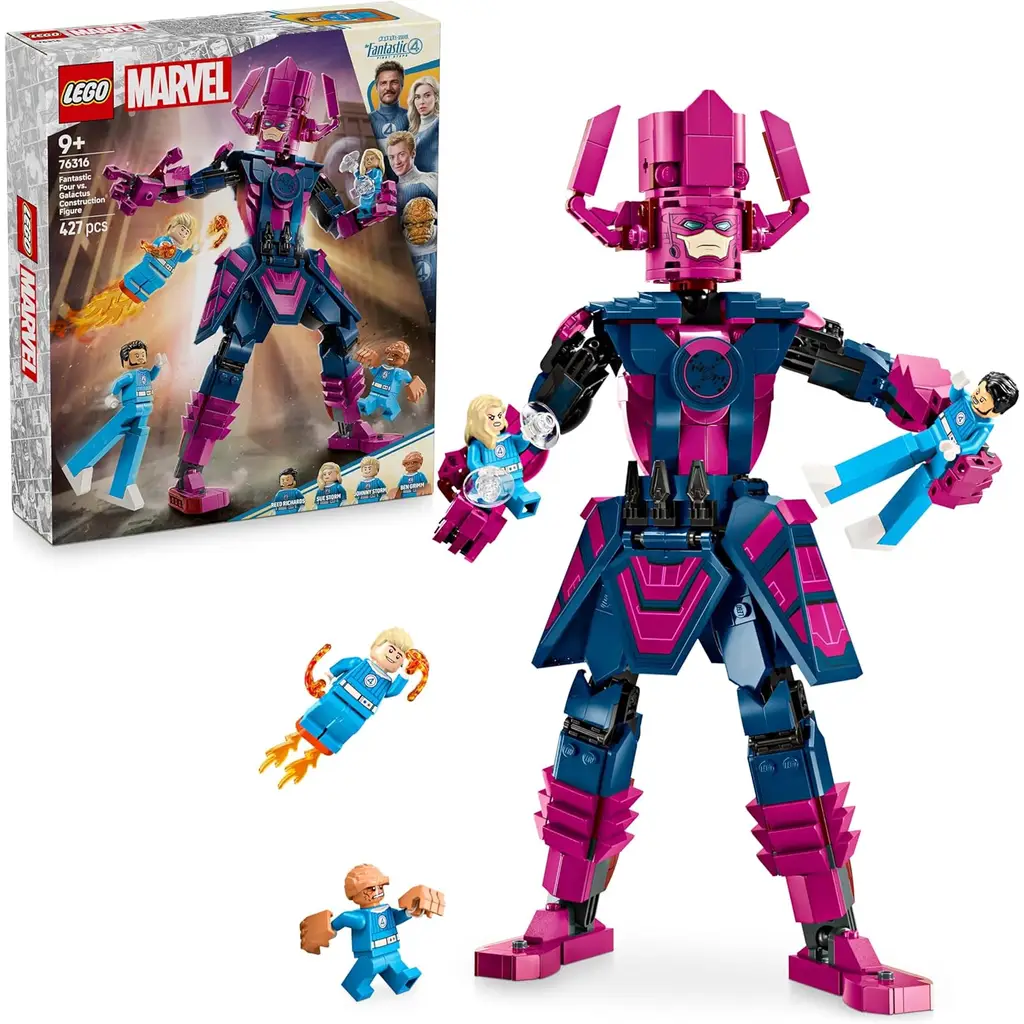 LEGO 76316 ǀ Marvel Fantastik Dörtlü, Galactus Yapım Figürüne Karşı 