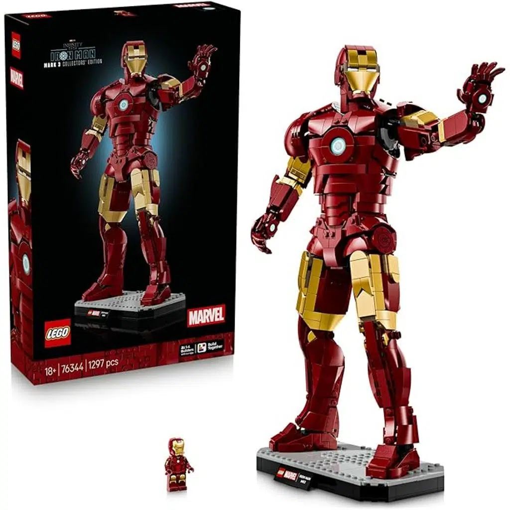 LEGO 76344 Marvel Iron Man Mark 3 Koleksiyoncu Versiyonu 