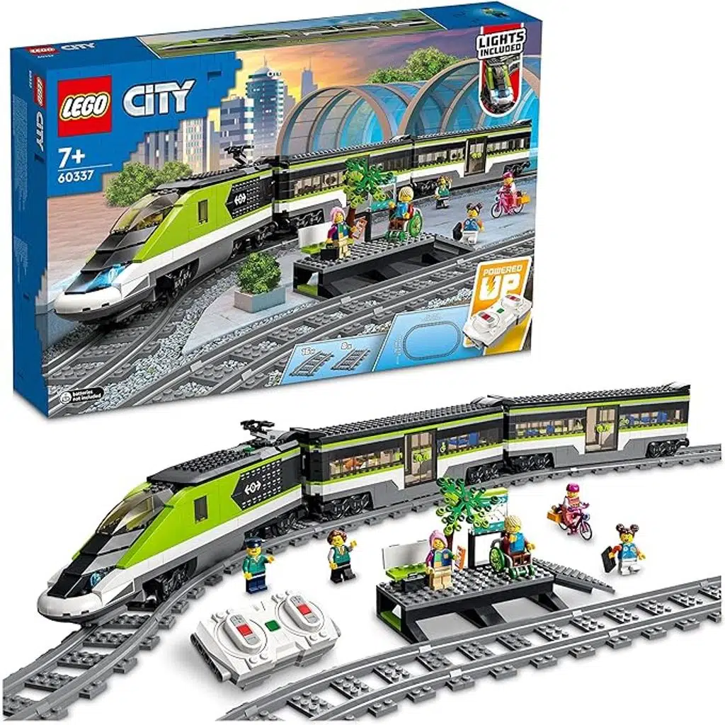 LEGO City 60337 Ekspres Yolcu Treni Seti, Uzaktan Kumandalı