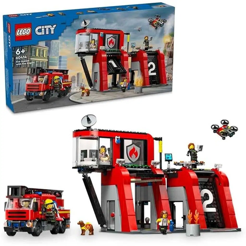 LEGO City 60414 İtfaiye Kamyonlu İtfaiye Merkezi
