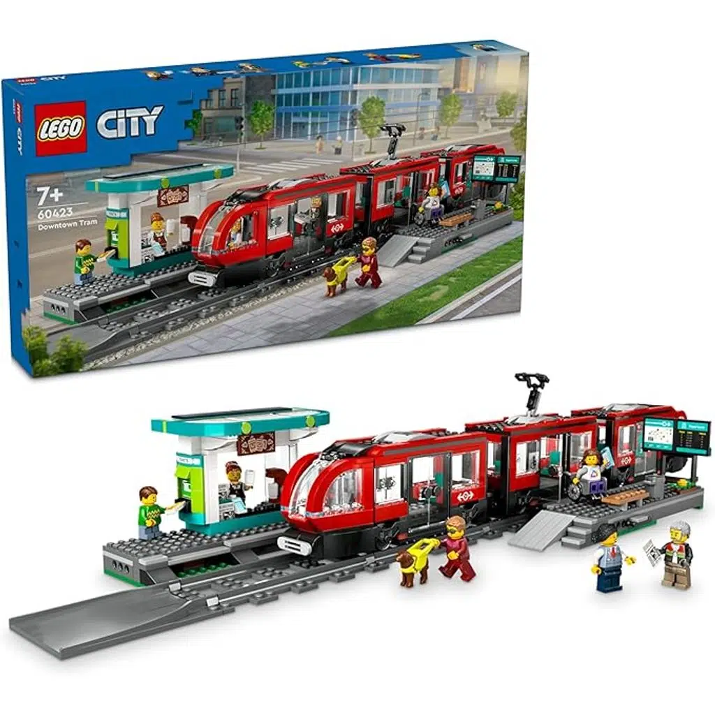 LEGO City 60423 Şehir Merkezi Tramvay İstasyonu 