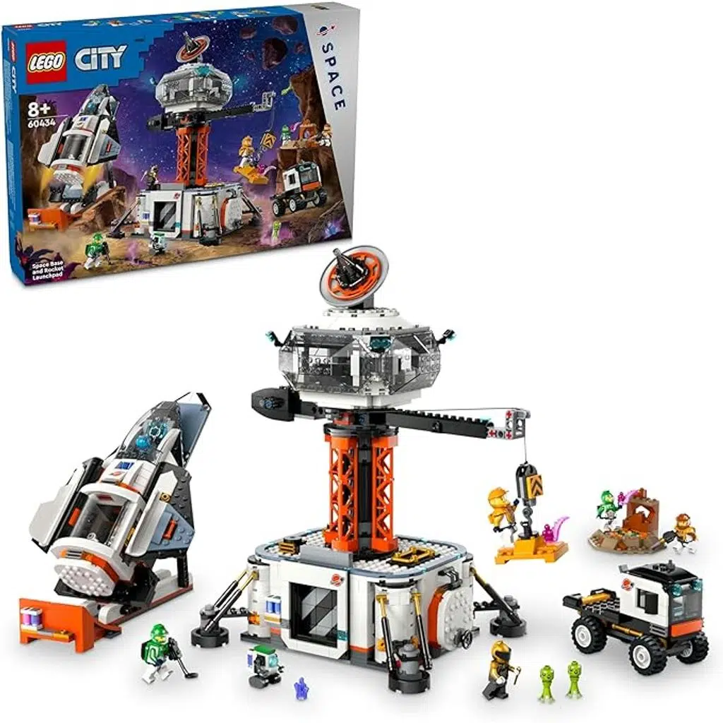 LEGO City 60434 Uzay Üssü ve Roket Fırlatma Rampası 