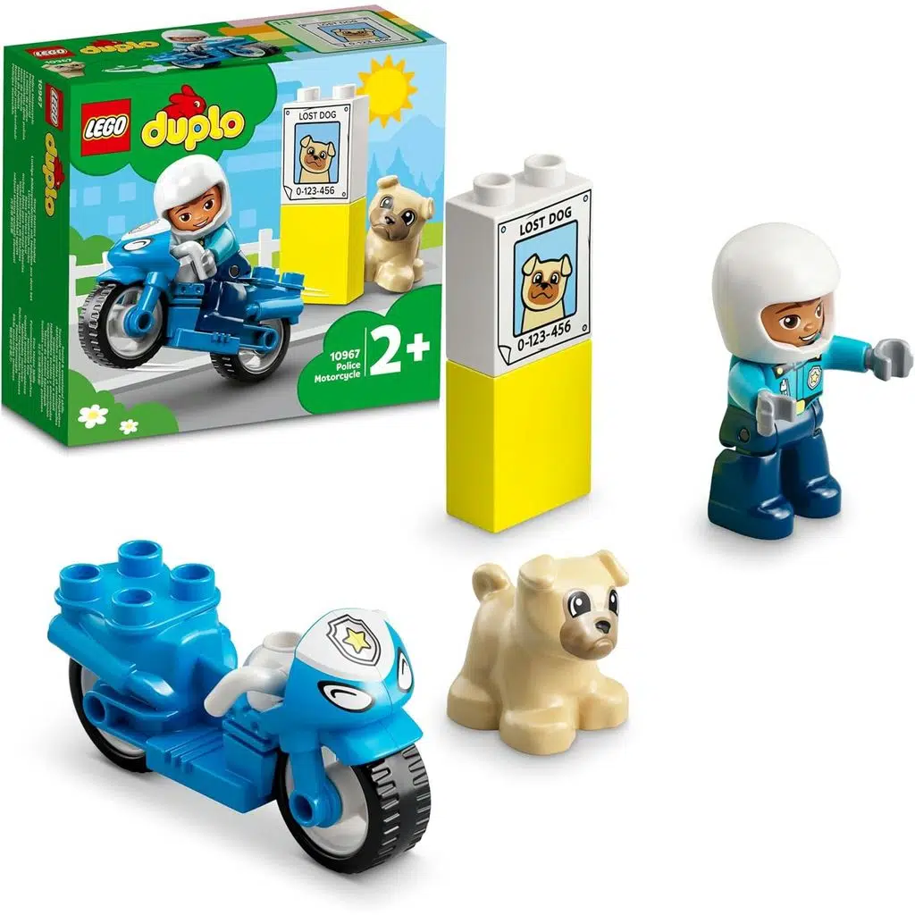 LEGO DUPLO 10967 Kurtarma Polis Motosikleti