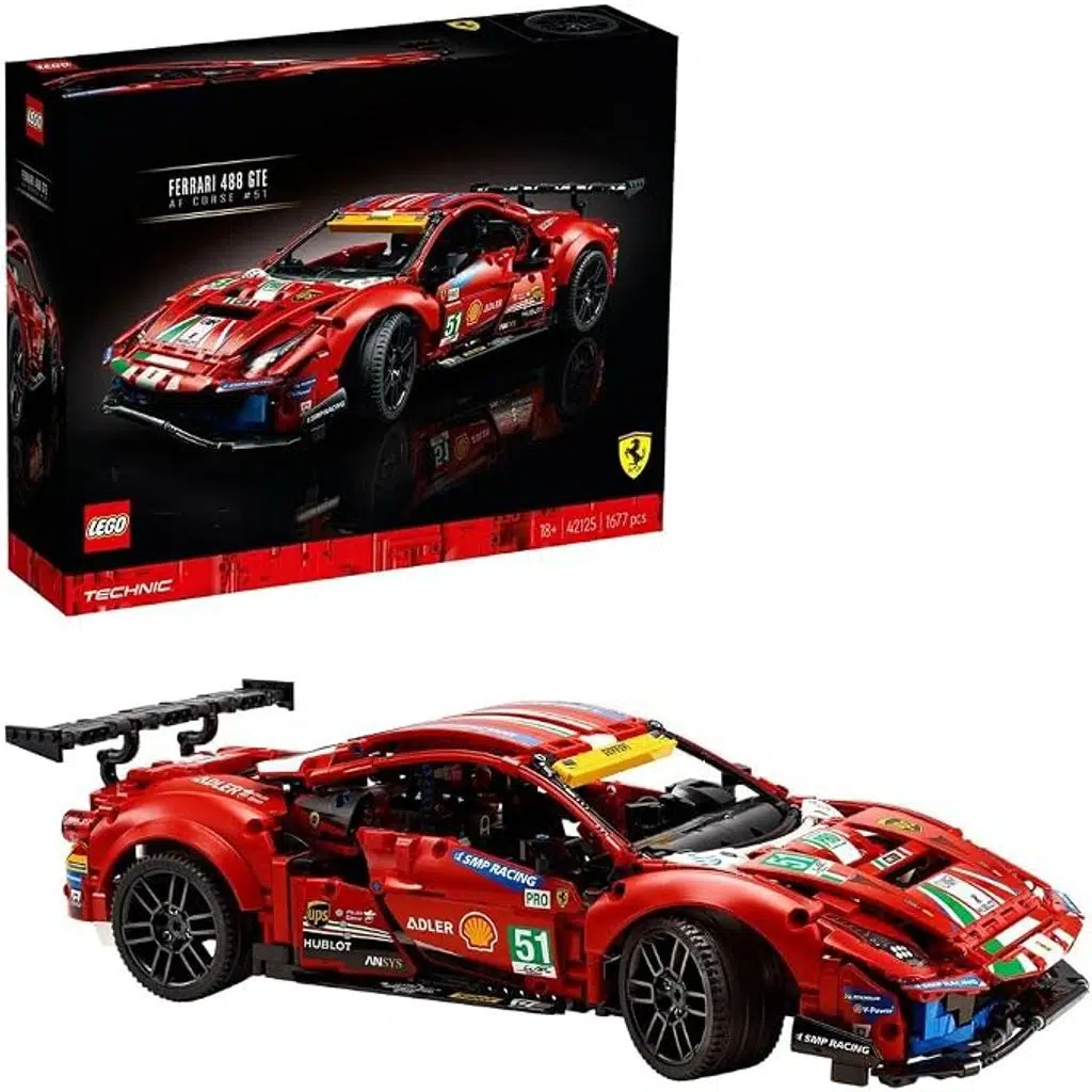 Yetişkinler için LEGO Technic 42125 Ferrari 488 GTE â € Oaf Corse